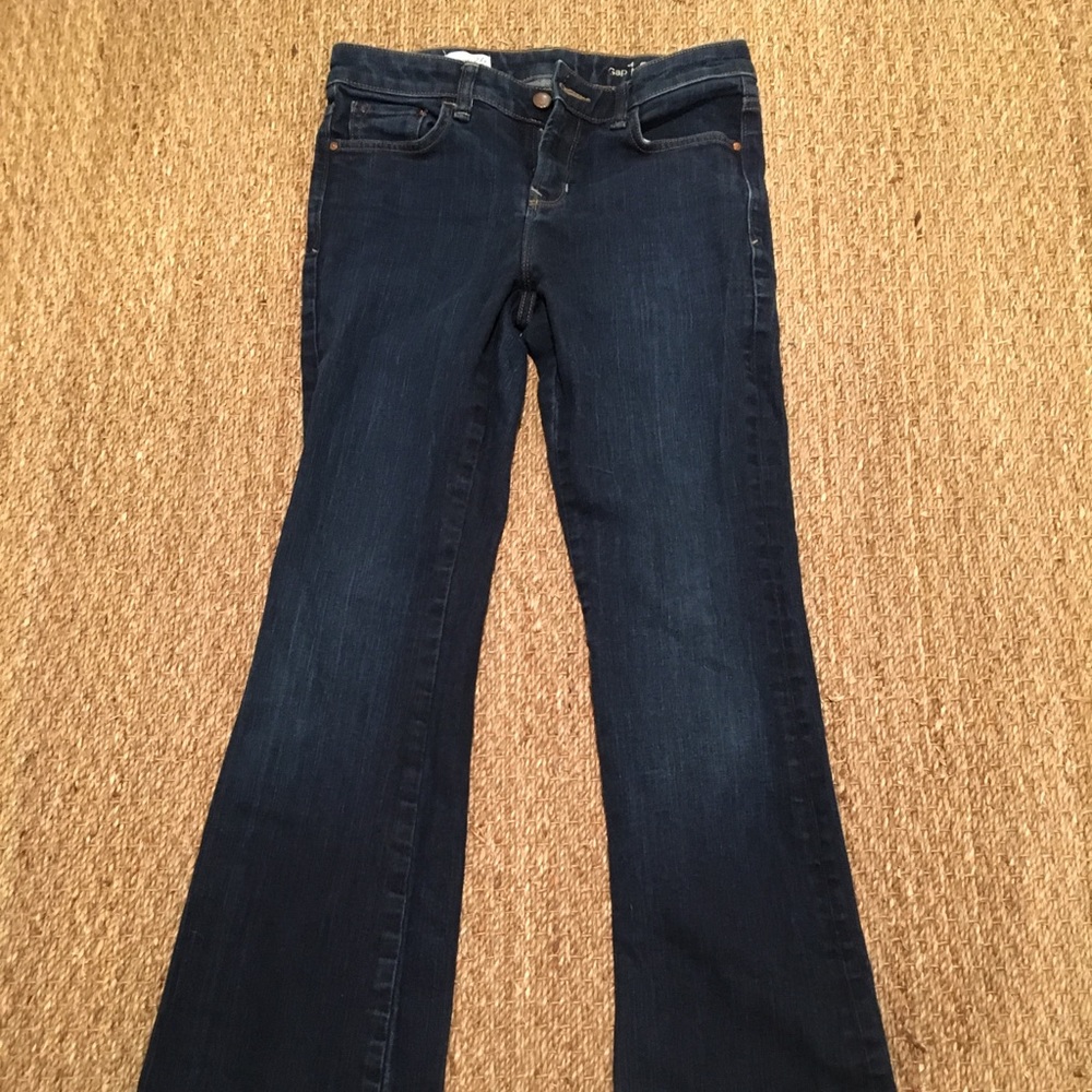 Gap Modern Flare Long Denim Jeans Size 27 4